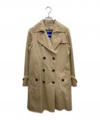 BURBERRY BLUE LABELバーバリーロンドンブルーレーベル）の古着「ライナー付トレンチコート」｜ベージュ