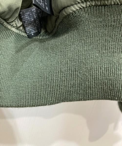 Hysteric Glamour（ヒステリックグラマー）Hysteric Glamour (ヒステリックグラマー) 袖レザーフーデッドBZ カーキ サイズ:Ｌの古着・服飾アイテム