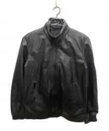 DIESEL（ディーゼル）の古着「シープスキンレザージャケット」｜ブラック