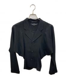 tricot COMME des GARCONS（トリココムデギャルソン）の古着「変形ジャケット」｜ブラック