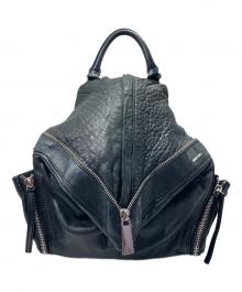 DIESEL（ディーゼル）の古着「レザーリュック」｜ブラック