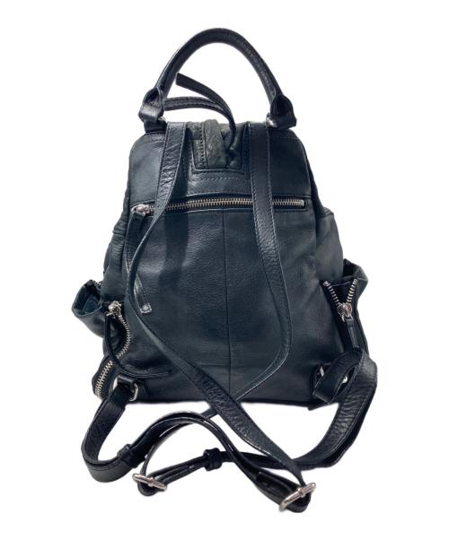 DIESEL（ディーゼル）DIESEL (ディーゼル) レザーリュック ブラックの古着・服飾アイテム
