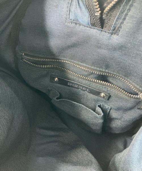 DIESEL（ディーゼル）DIESEL (ディーゼル) レザーリュック ブラックの古着・服飾アイテム