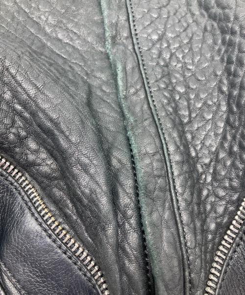 DIESEL（ディーゼル）DIESEL (ディーゼル) レザーリュック ブラックの古着・服飾アイテム