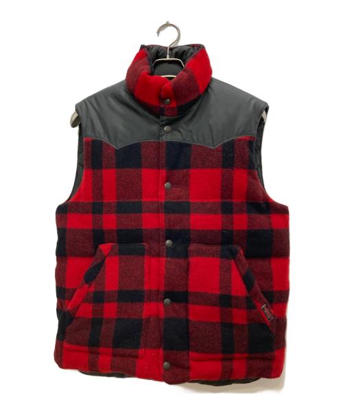 POLO RALPH LAUREN（ポロ・ラルフローレン）POLO RALPH LAUREN (ポロ・ラルフローレン) レザー切替リバーシブルダウンベスト ブラック サイズ:Ｍの古着・服飾アイテム
