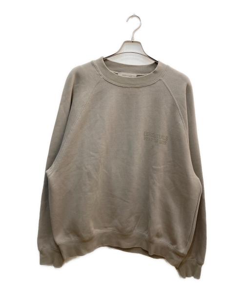 FOG ESSENTIALS（フィアオブゴッド エッセンシャル）FOG ESSENTIALS (フィアオブゴッド エッセンシャル) ロゴスウェット ベージュ サイズ:Lの古着・服飾アイテム