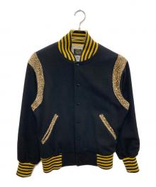 Needles（ニードルズ）の古着「Award Jacket-W/N Beaver」｜ブラック×イエロー