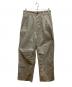 MHL（エムエイチエル）の古着「FINE COMPACT COTTON POPLIN TROUSERS/ファイン コンパクト コットン ポプリン トラウザー」｜ベージュ