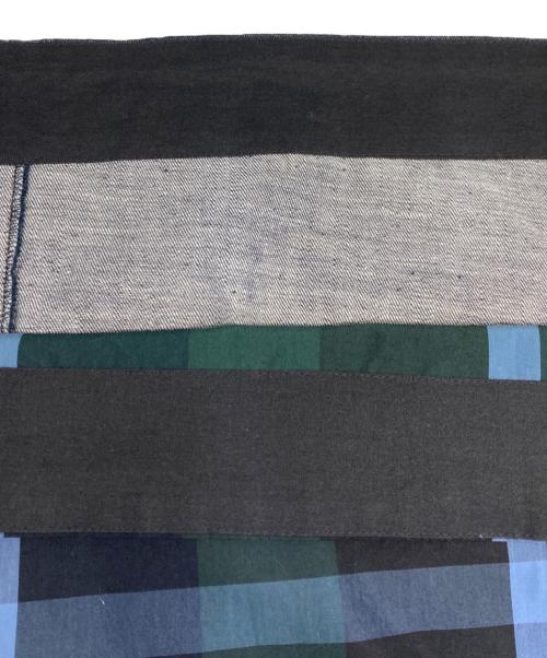 BLUE LABEL CRESTBRIDGE（ブルーレーベルクレストブリッジ）BLUE LABEL CRESTBRIDGE (ブルーレーベルクレストブリッジ) リアクティブコットンデニムビスチェドレス/デニムワンピース インディゴ サイズ:38の古着・服飾アイテム