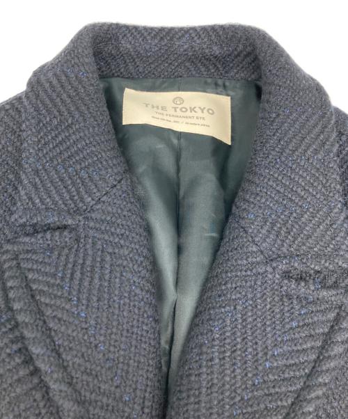 THE TOKYO（ザトーキョー）THE TOKYO (ザトーキョー) ヘリンボーンジャケット ネイビー サイズ:48の古着・服飾アイテム