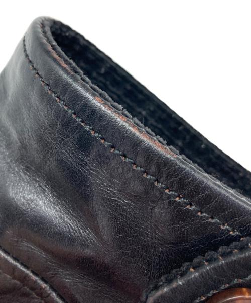 LEATHER BOMU（レザーボム）LEATHER BOMU (レザーボム) ホースハイドレザージャケット ブラック サイズ:2XLの古着・服飾アイテム