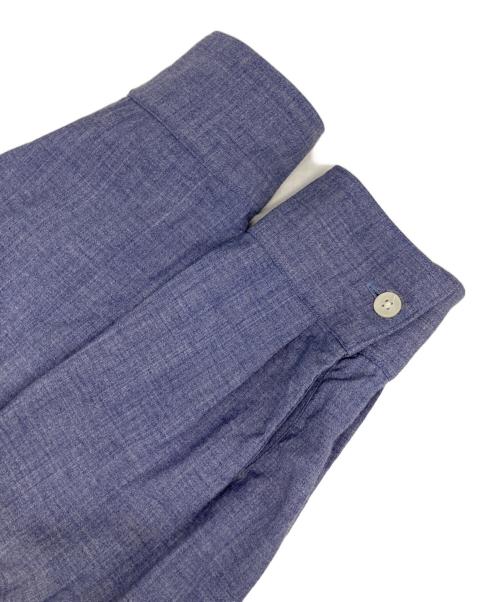 COMOLI（コモリ）COMOLI (コモリ) ヴィスコースウール オープンカラーシャツ ネイビー サイズ:34の古着・服飾アイテム