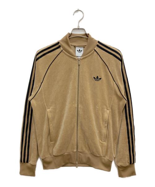 adidas（アディダス）adidas (アディダス) トラックジャケット ベージュ サイズ:XLの古着・服飾アイテム