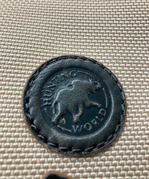 HUNTING WORLD（ハンティングワールド）HUNTING WORLD (ハンティングワールド) デイリーサーパス キャリーオールS バッグ ベージュ×ブラウンの古着・服飾アイテム