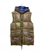 GOLDEN GOOSEゴールデングース）の古着「中綿ベスト」｜オリーブ