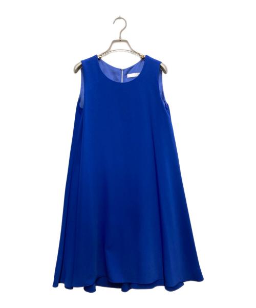 ESTNATION（エストネーション）ESTNATION (エストネーション) ノースリーブワンピース ブルー サイズ:36の古着・服飾アイテム