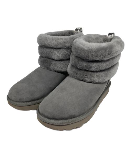 UGG（アグ）UGG (アグ) Fluff Mini Quilted ブーツ/フラッフ ミニ キルテッド グレー サイズ:JAPAN24の古着・服飾アイテム