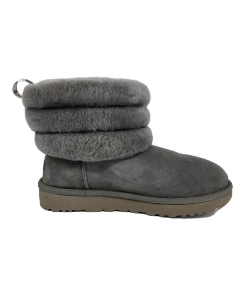 UGG（アグ）UGG (アグ) Fluff Mini Quilted ブーツ/フラッフ ミニ キルテッド グレー サイズ:JAPAN24の古着・服飾アイテム