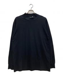 GROUND Y（グラウンドワイ）の古着「30/COTTON T-CLOTH HIGH NECK LONG SLEEVE CUT SEW」｜ブラック