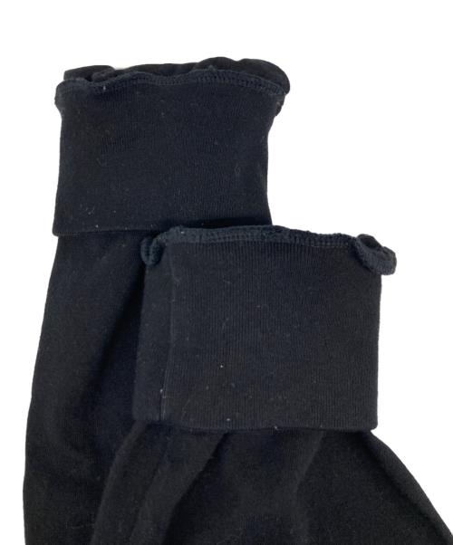 GROUND Y（グラウンドワイ）GROUND Y (グラウンドワイ) 30/COTTON T-CLOTH HIGH NECK LONG SLEEVE CUT SEW ブラック サイズ:3の古着・服飾アイテム