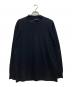 GROUND Y（グラウンドワイ）の古着「30/COTTON T-CLOTH HIGH NECK LONG SLEEVE CUT SEW」｜ブラック