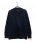 GROUND Y (グラウンドワイ) 30/COTTON T-CLOTH HIGH NECK LONG SLEEVE CUT SEW ブラック サイズ:3：5000円