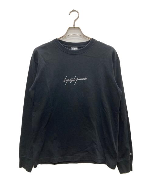 New Era（ニューエラ）New Era (ニューエラ) YOHJI YAMAMOTO (ヨウジヤマモト) ロングスリーブカットソー ブラック サイズ:LARGEの古着・服飾アイテム