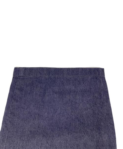 COMOLI（コモリ）COMOLI (コモリ) リネンコットン ドローコードストリングパンツ ネイビー サイズ:2の古着・服飾アイテム