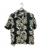 Sun Surfサンサーフ）の古着「RAYON HAWAIIAN SHIRT」｜ホワイト×グリーン