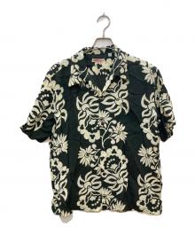 Sun Surf（サンサーフ）の古着「RAYON HAWAIIAN SHIRT」｜ホワイト×グリーン