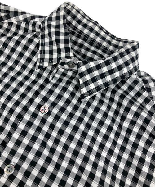 Porter Classic（ポータークラシック）Porter Classic (ポータークラシック) ROLL UP チェックシャツ ホワイト×ブラック サイズ:Sの古着・服飾アイテム