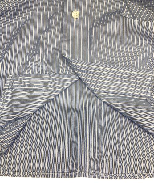 Porter Classic（ポータークラシック）Porter Classic (ポータークラシック) ROLL UP ストライプシャツ ブルー サイズ:Ⅿの古着・服飾アイテム