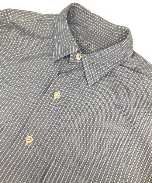 Porter Classic（ポータークラシック）Porter Classic (ポータークラシック) ROLL UP ストライプシャツ ブルー サイズ:Ⅿの古着・服飾アイテム