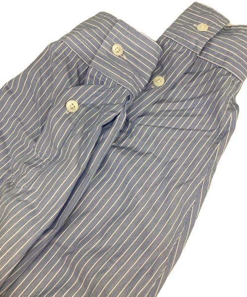 Porter Classic（ポータークラシック）Porter Classic (ポータークラシック) ROLL UP ストライプシャツ ブルー サイズ:Ⅿの古着・服飾アイテム