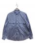 Porter Classic（ポータークラシック）の古着「ROLL UP ストライプシャツ」｜ブルー