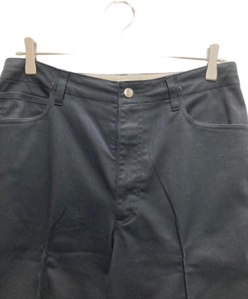 e.sen（イーセン）e.sen (イーセン) センタープリーツパンツ ブラック サイズ:1の古着・服飾アイテム