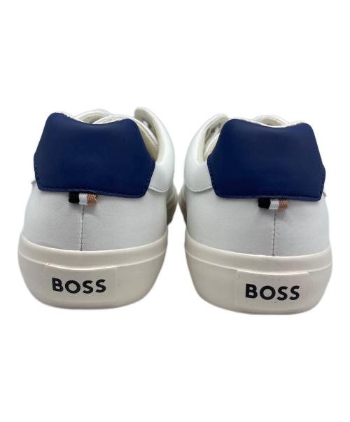 BOSS（ボス）BOSS (ボス) スニーカー ホワイト サイズ:43の古着・服飾アイテム
