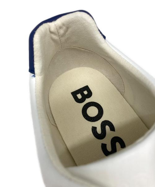 BOSS（ボス）BOSS (ボス) スニーカー ホワイト サイズ:43の古着・服飾アイテム