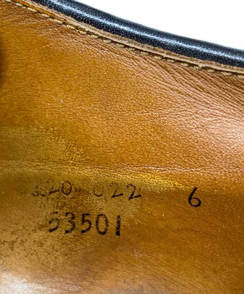 Alden（オールデン）Alden (オールデン) コードバン プレーントゥシューズ ブラウン サイズ:6Ｄの古着・服飾アイテム