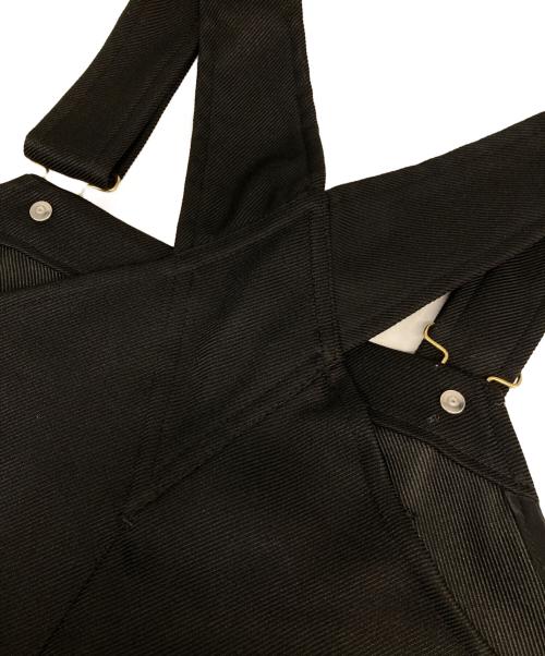 Whim Gazette（ウィムガゼット）Whim Gazette (ウィムガゼット) カルゼサロペット ブラック サイズ:Fの古着・服飾アイテム