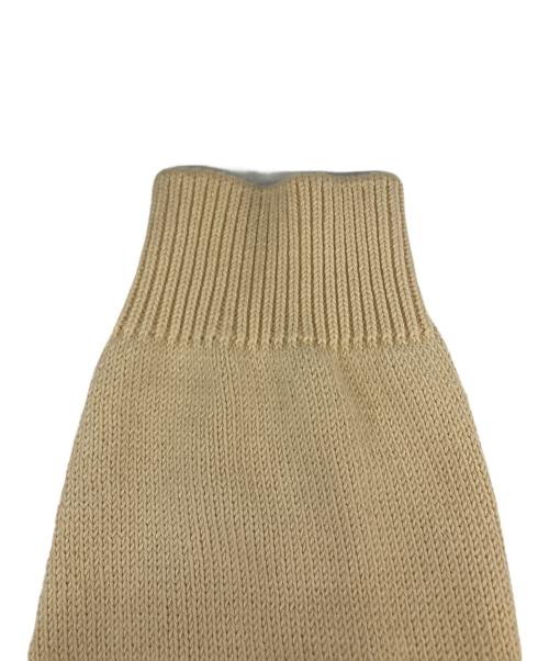 GUCCI（グッチ）GUCCI (グッチ) コットンカーディガン ベージュ×ブラウン サイズ:Ｓの古着・服飾アイテム