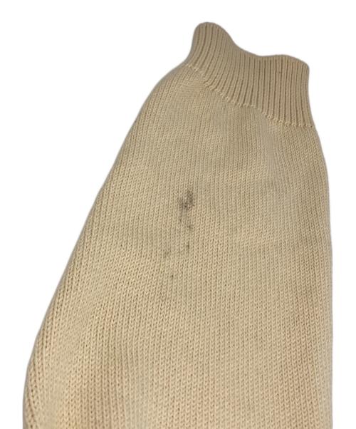 GUCCI（グッチ）GUCCI (グッチ) コットンカーディガン ベージュ×ブラウン サイズ:Ｓの古着・服飾アイテム