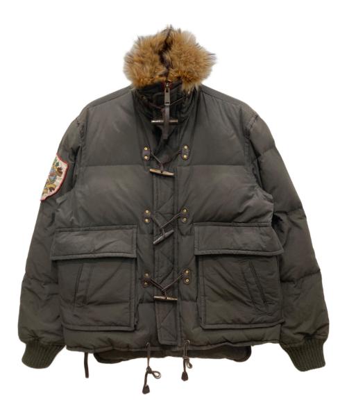 DSQUARED2（ディースクエアード）DSQUARED2 (ディースクエアード) ダウンジャケット カーキ サイズ:52の古着・服飾アイテム