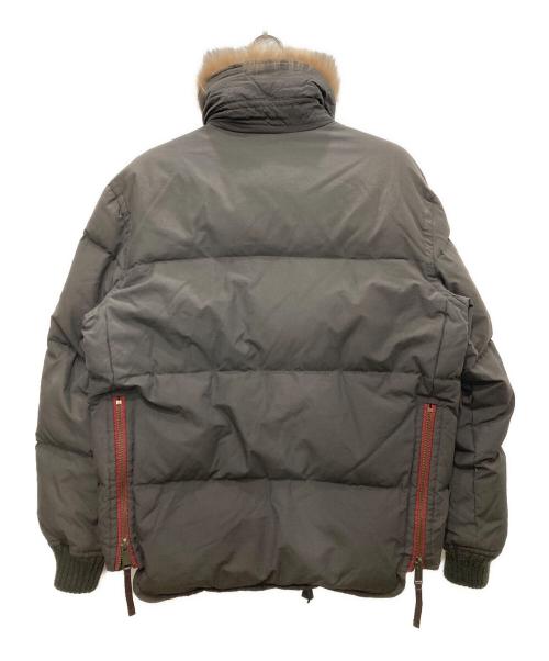 DSQUARED2（ディースクエアード）DSQUARED2 (ディースクエアード) ダウンジャケット カーキ サイズ:52の古着・服飾アイテム