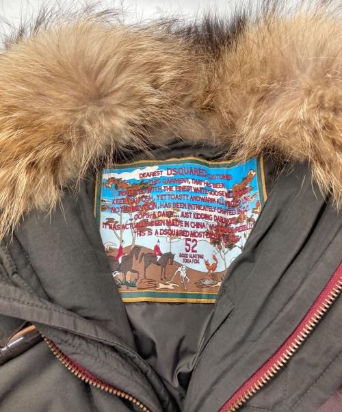 DSQUARED2（ディースクエアード）DSQUARED2 (ディースクエアード) ダウンジャケット カーキ サイズ:52の古着・服飾アイテム