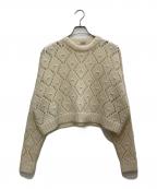 MIU MIUミュウミュウ）の古着「Cashmere knitwear/カシミヤニットウェア」｜アイボリー