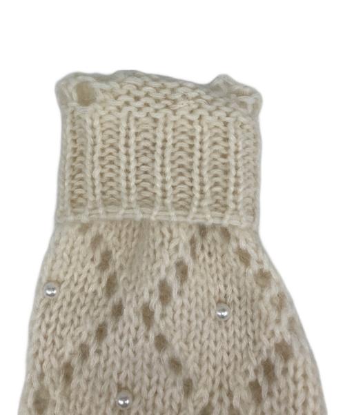 MIU MIU（ミュウミュウ）MIU MIU (ミュウミュウ) Cashmere knitwear/カシミヤニットウェア アイボリー サイズ:36の古着・服飾アイテム