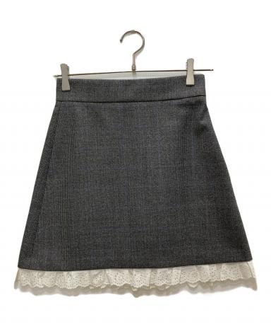 miu miu ミュウミュウ タイトスカート グレー Lサイズ miu miu ミュウミュウ タイトスカート グレー Lサイズ