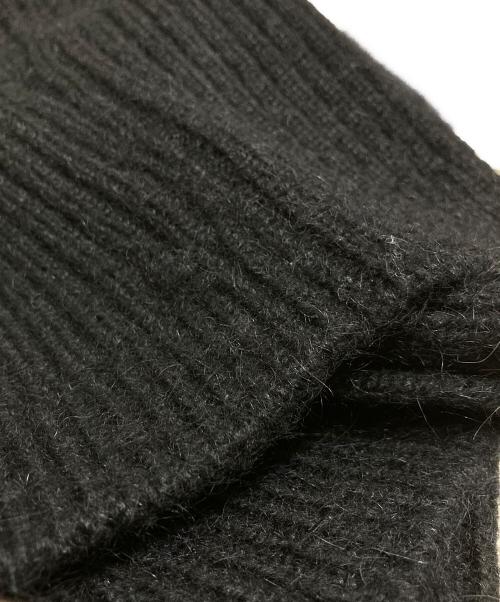 MIU MIU（ミュウミュウ）MIU MIU (ミュウミュウ) カシミヤ/モヘアニットカーディガン ブラック サイズ:40の古着・服飾アイテム