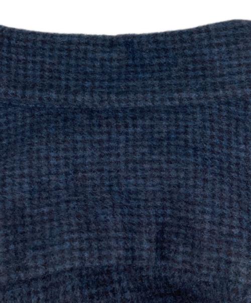 COMOLI（コモリ）COMOLI (コモリ) W/CA ハウンドトゥース CPO ネイビー サイズ:3の古着・服飾アイテム